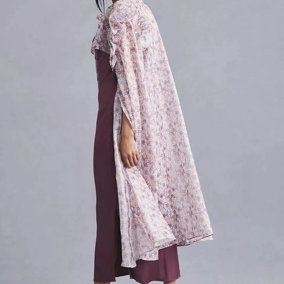 Anthropologie Maeve capelet one size floral gorgeous! - Picture 4 of 8